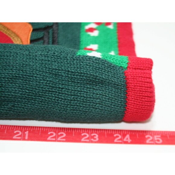 VTG Laura Scott Ugly Christmas Sweater Vest Womens L NWT Holiday Grannycore - Picture 8 of 8